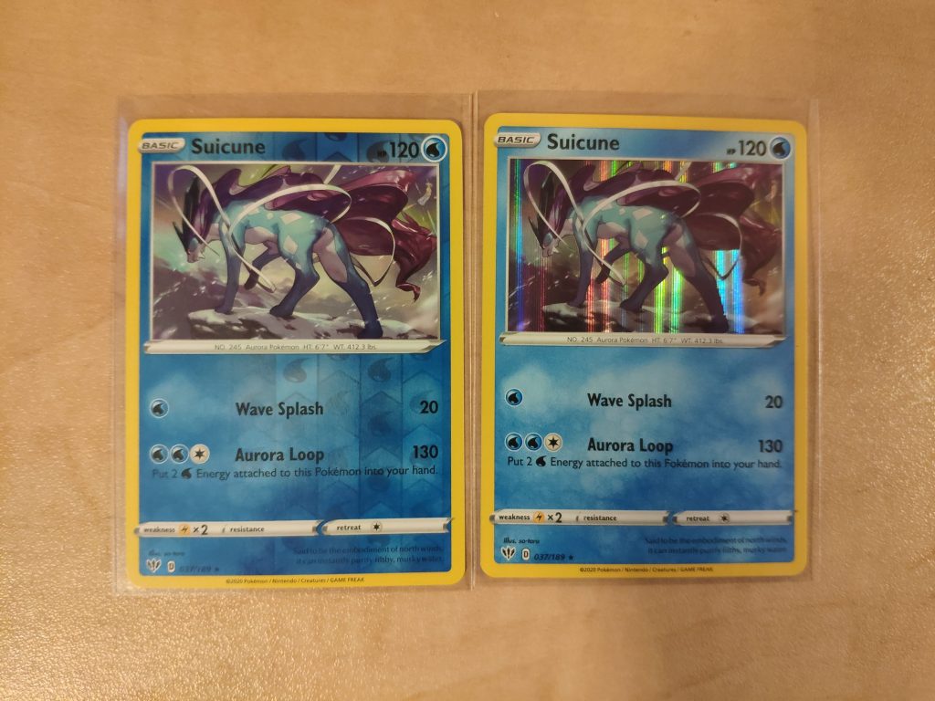 Pokemon Reverse Holo, Holo