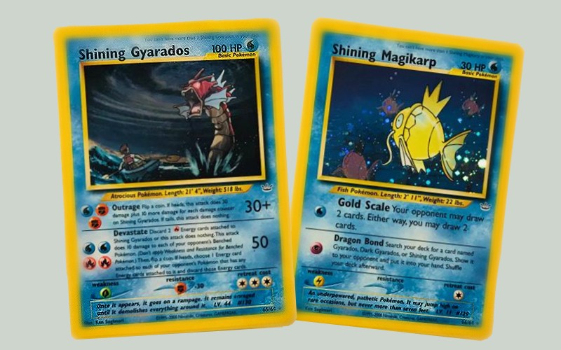 Shiny Pokémon and Rare Secret Cards from Pokémon TCG: Hidden Fates