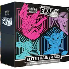 Evolving Skies Elite Trainer Box (Vaporeon, Espeon, Glaceon & Sylveon Version) contents