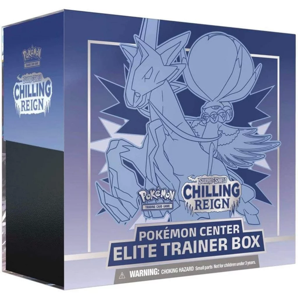 Pokemon Center Chilling Reign Elite Trainer Box (Ice Rider Calyrex Version)