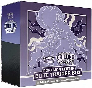 Pokemon Center Chilling Reign Elite Trainer Box (Shadow Rider Calyrex Version)