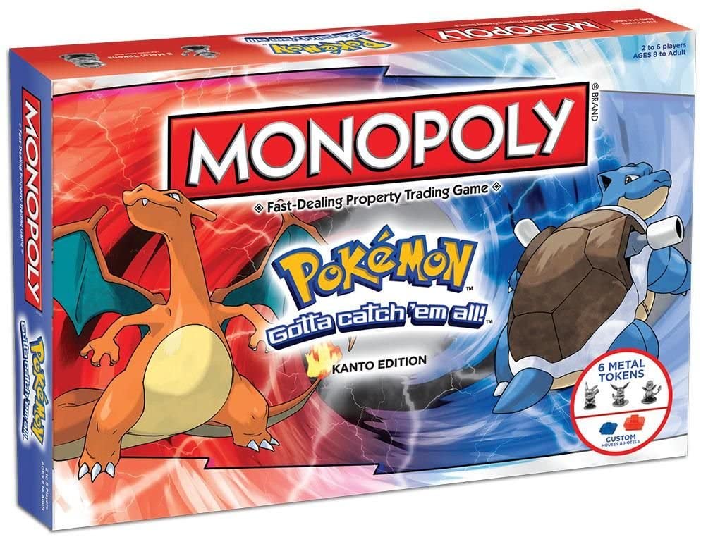 Pokemon Kanto Edition monopoly