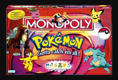 Pokemon Monopoly 2001 version