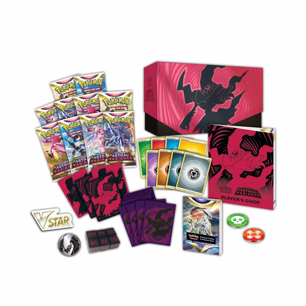Pokemon Center Exclusive Astral Radiance Elite Trainer Box Contents