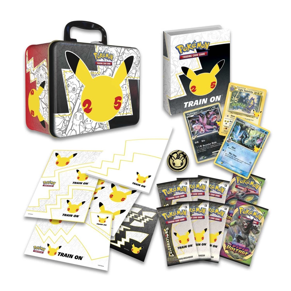  Pokemon 2016 Collectors Chest Treasure Tin: Volcanion, Magearna  and Shiny Mega Gengar-EX : Toys & Games