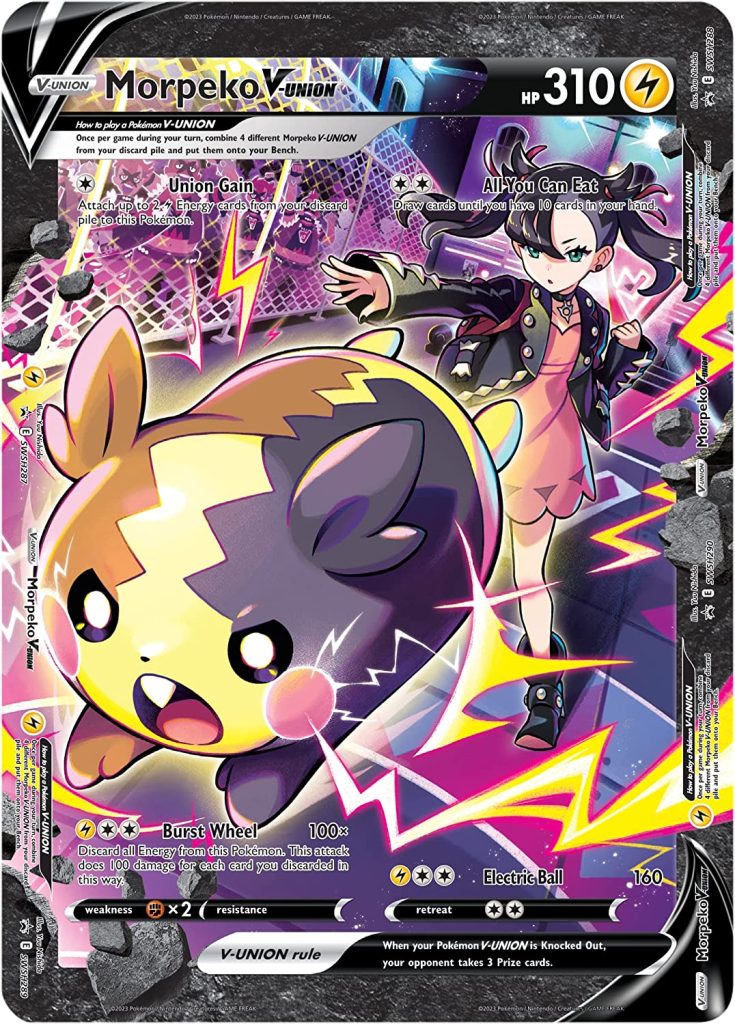 Morpeko V-Union jumbo card