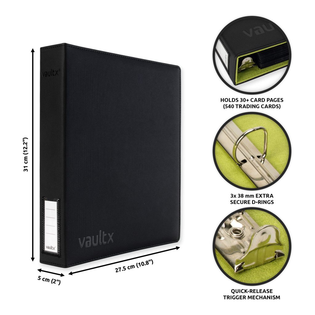 Vault X Small Ring Binder Sizes