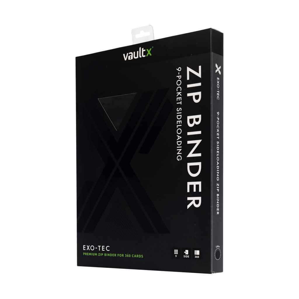 vault x zip binder packaging