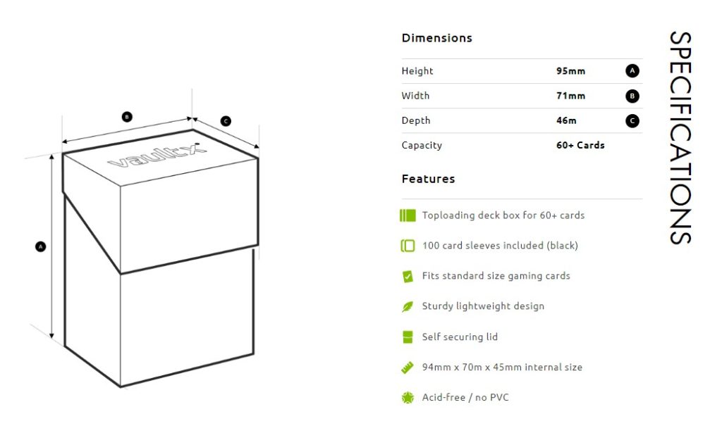 small deck box specs