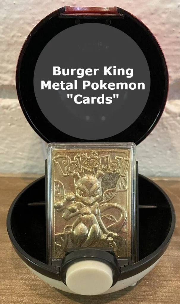 1999 Burger King Metal Pokemon Cards