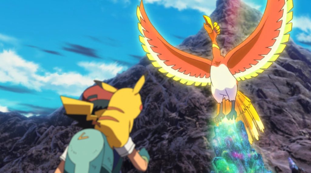 Ho-oh and Ash