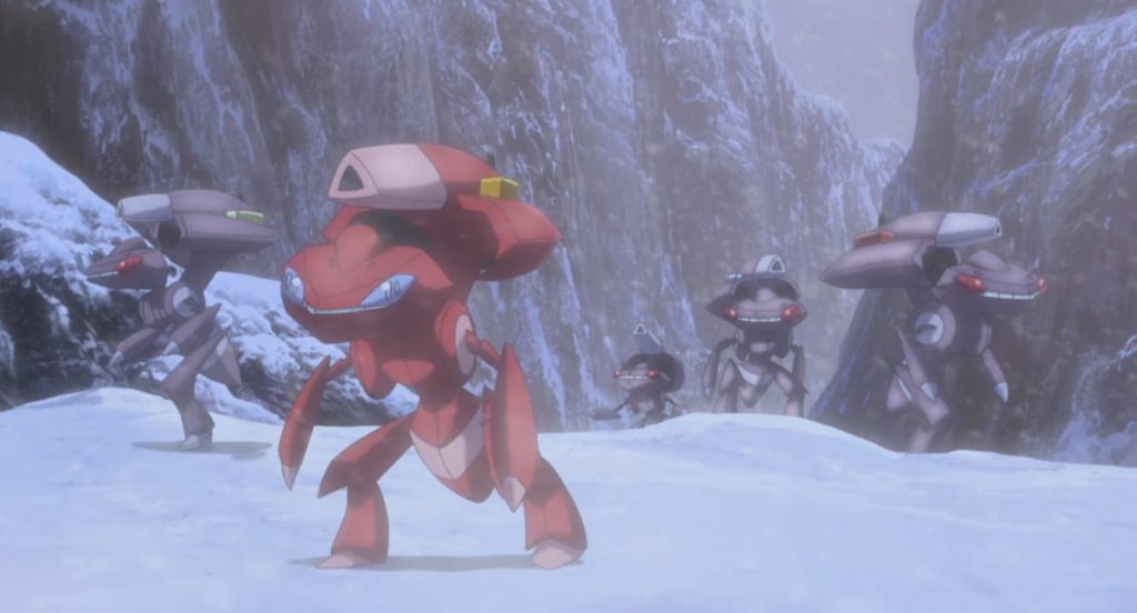 the Genesect movie team