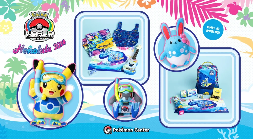 Pokemon Worlds Honolulu 2024 Merchandise