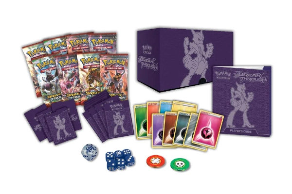 Pokemon BREAKthrough Elite Trainer Box (Mewtwo X Version) contents