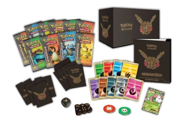 Pokemon Generations Elite Trainer Box contents