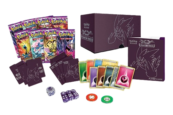 Pokemon Phantom Forces Elite Trainer Box contents