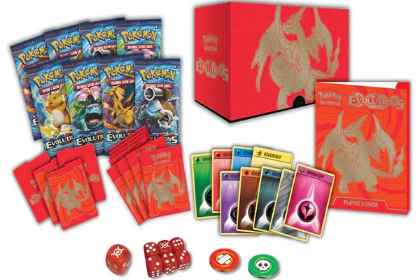 Pokemon XY Evolutions Mega Charizard Y Elite Trainer Box Contents